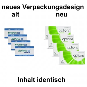 Rythmic 55 Premium - 4 Boxen - 24 Linsen neue Verpackung