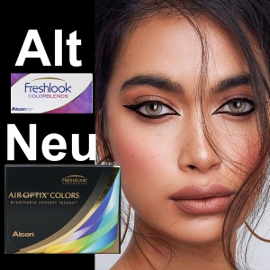 Aus Fresh Look Color Blends werden Air Optix Colors (Monatslinsen / 2 St)