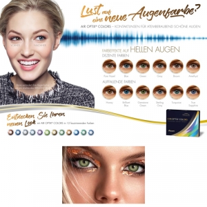 Aus Fresh Look Color Blends werden Air Optix Colors (Monatslinsen / 2 St)