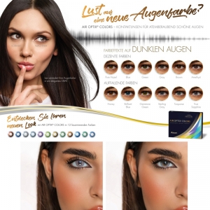 Aus Fresh Look Color Blends werden Air Optix Colors (Monatslinsen / 2 St)