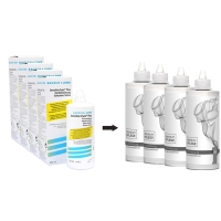 Aus Sensitive Eyes Plus - 4 x 355ml wird Premium Pflege - Kochsalzlsung Sparpack 4 x 360ml