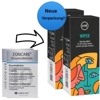 Aus Concare Enzymtabletten - Sparpack 2 x 10 Tabletten werden Ote Wiper Enzymtabletten 2 x 10 Tabsletten 2 x 12 Tabs